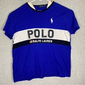 Polo Ralph Lauren Men’s Blue White Shirt